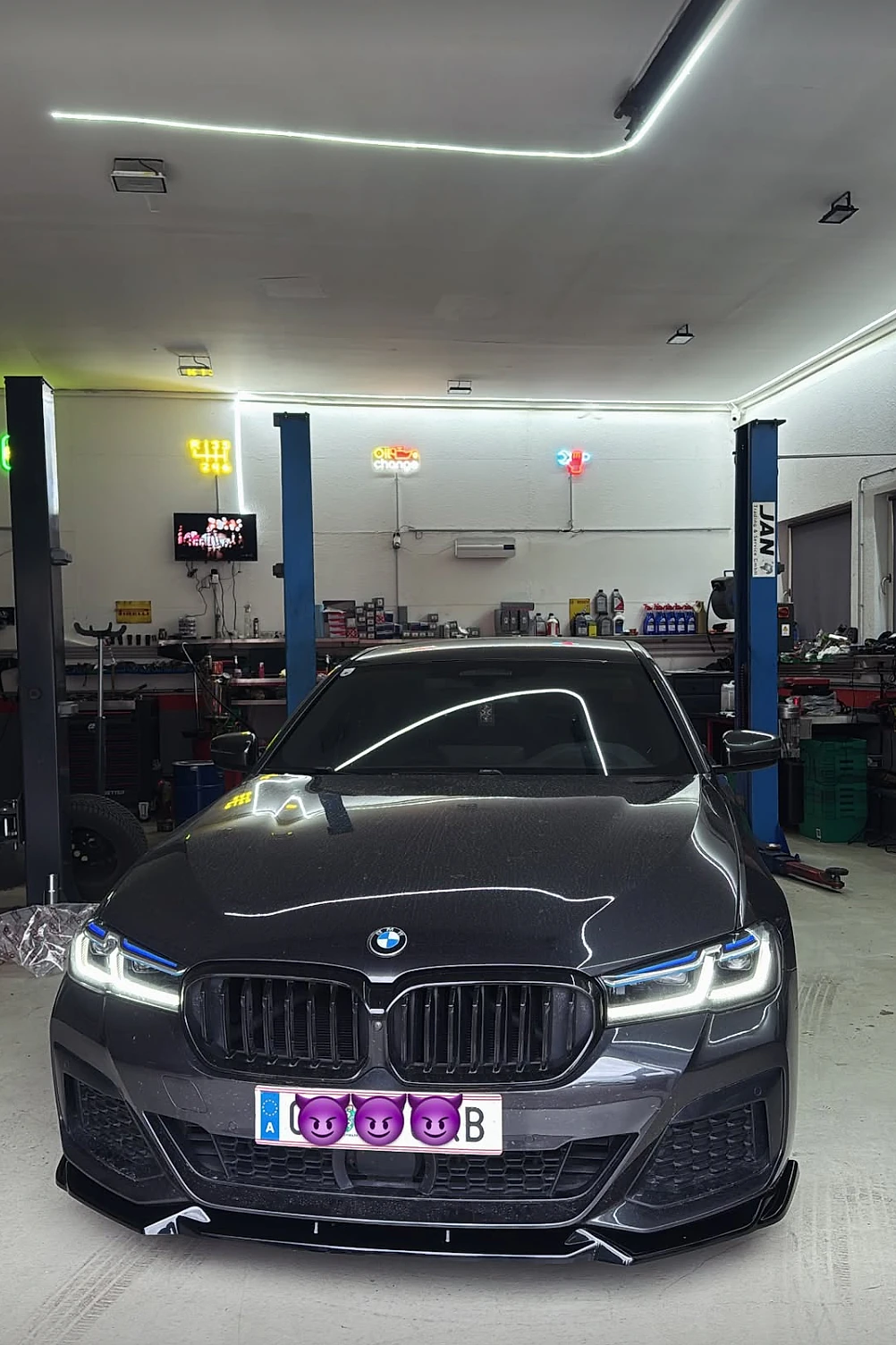 BMW in der Werkstatt